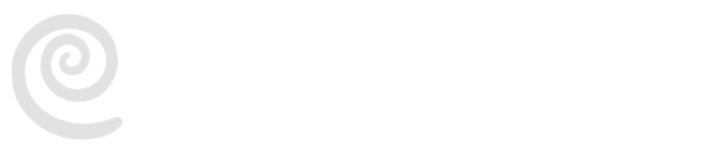 Logo mit Spirale weiß